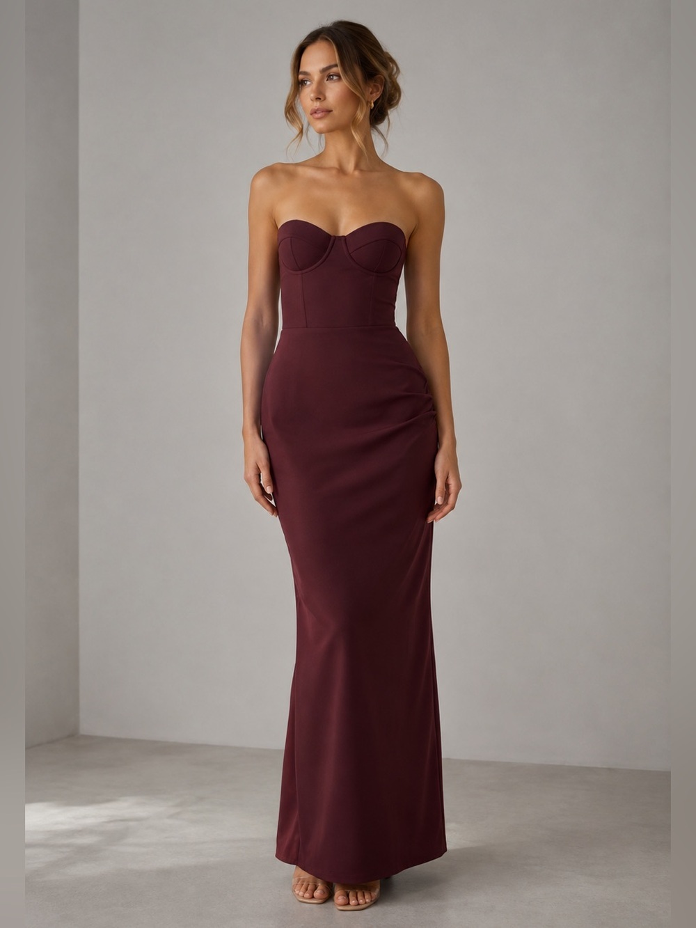 House of CB Lucia Strapless Maxi Dress B2091